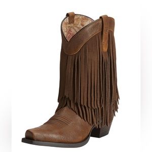 Ariat Fringe Western Cowboy Boots Womens 9 B
